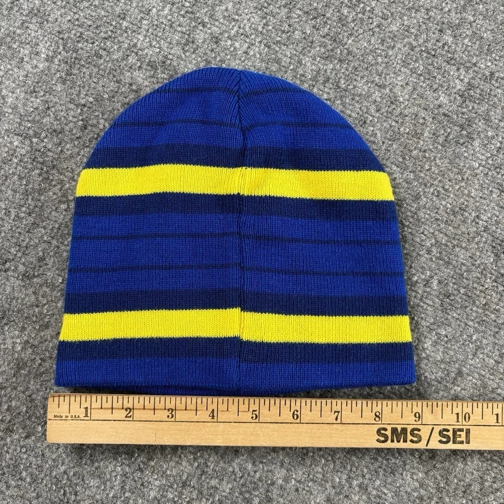 Paw Patrol Beanie Hat Kids‎ Knit Snow Ski Snowboard Cap Blue Striped Boys OSFM